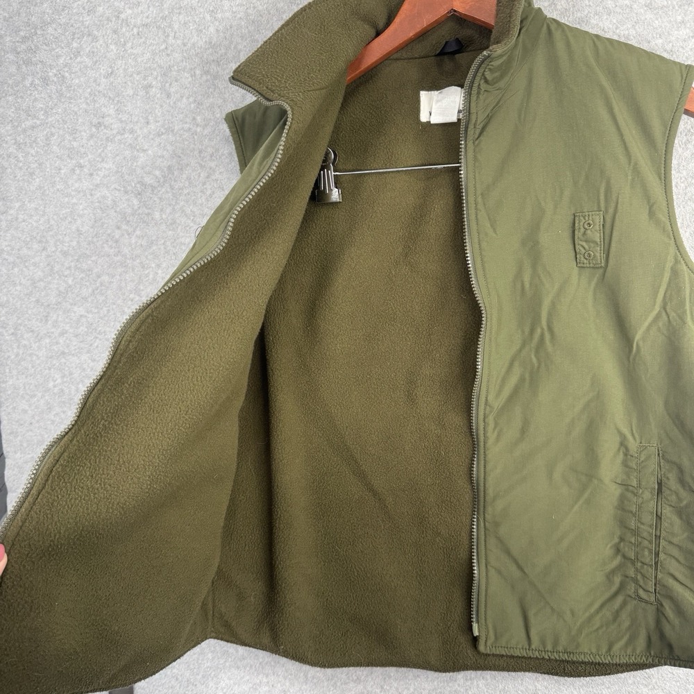 VF Imagewear Olive Green Insulated Vest Mens‎ Medium Long 3M Thinsulate USA VTG - Picture 2 of 16
